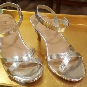 Silver sandals